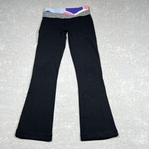 Ivivva by Lululemon Girls Flare Legging Pants Size 10 Black